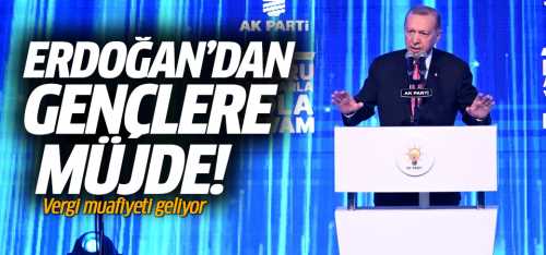Başkan Erdoğan'dan Gençlere Müjde