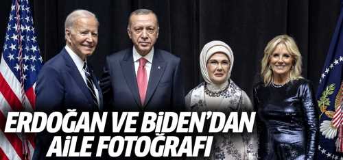 CB: Erdoğan ve ABD Başkanı Biden’dan aile fotoğrafı