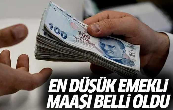 En düşük emekli maaşı belli oldu!