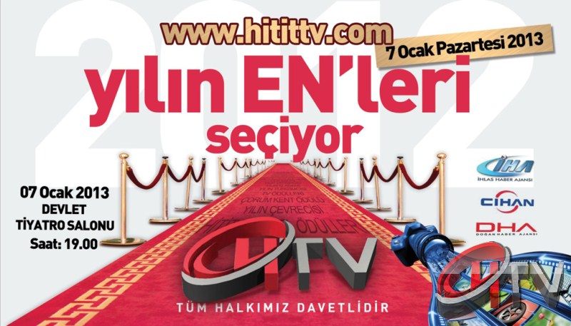 2012 ENLERİ  HİTİT TV COM  ULUSAL VE YEREL MEDYA ÖDÜLLERİ