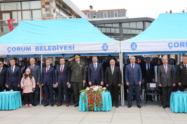 19 Mayıs Çorum'da Coşkuyla Kutlandı