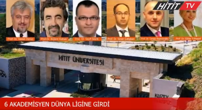  6 Öğretim Üyesi Dünya Ligine Girme Başarısı Gösterdi