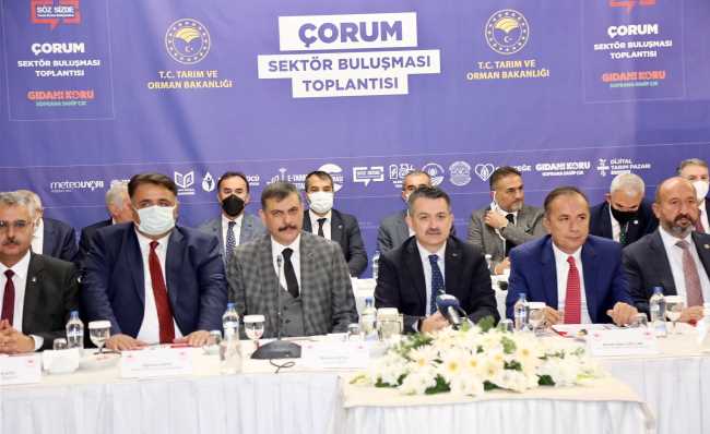 Bakan Bekir Pakdemirli Çorum'da