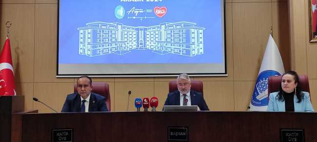 Çorum Belediye Meclisinin Aralık Ayı Toplantısı Yapıldı