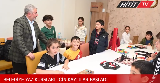 Çorum Belediyesinin Yaz Kursları Başladı