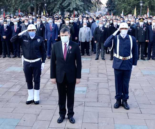Çorum'da 10 Kasım töreni