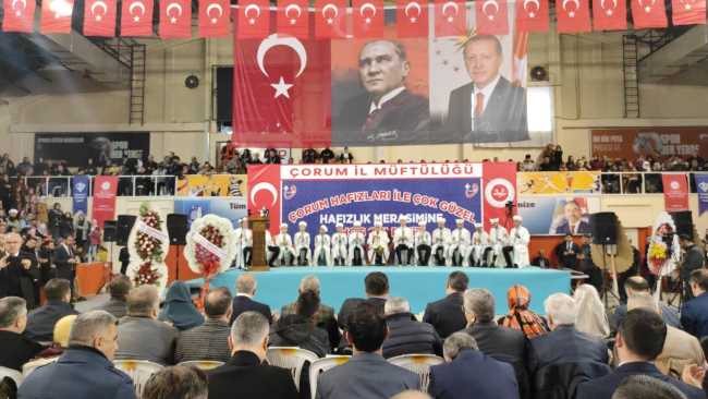 Çorum'da 260 Hafızın İcazet Töreni