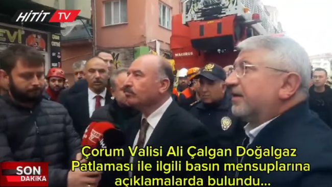 Çorum'da Doğalgaz Bomba Gibi Patladı 33 Yaralı 1 Ölü