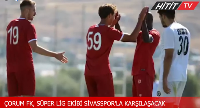 Çorum FK, ikinci hazırlık maçında Sivasspor ile karşılaşacak.