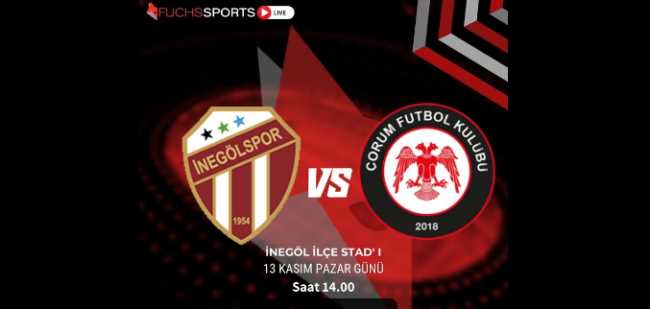 İnegöl Spor - Çorum FK maçı canlı yayın