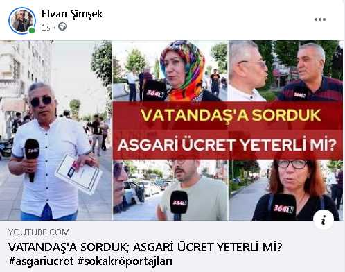 Röportajımızda asgari ücreti yeterli buluyormusunuz diye sorduk