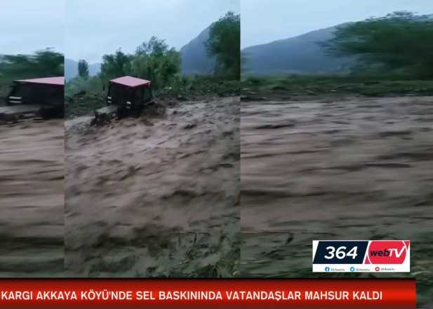 Sel baskını tarım arazilerini adeta esir aldı