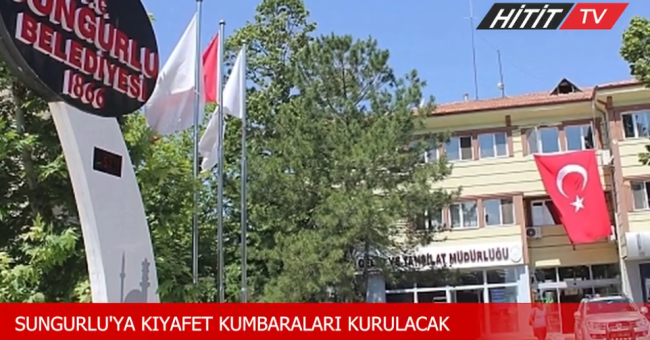 Sungurlu Belediyesi  Kıyafet Kumbaraları Yerleştirilecek 
