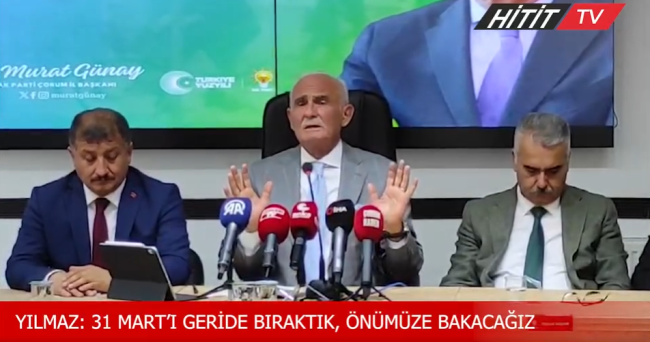 Yusuf Ziya Yılmaz 31 Mart seçimlerini geride bıraktık