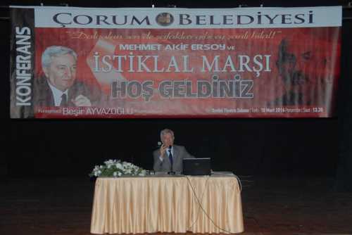  “Merhum Mehmet Akif, İstiklal Marşı’nı ödül için değil, milleti için yazdı.