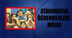 Atanamayan öğretmen adaylarına  Müjde