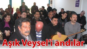 ÇORUM'DA AŞIK VEYSEL ANILDI