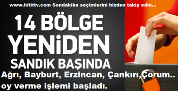 1 HAZİRAN YEREL MİNİ SEÇİMLERİ