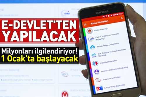 1 Ocak'ta Başlayacak!