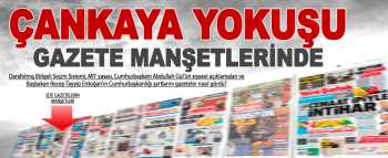1.SAYFA GAZETE MANŞETLERİ