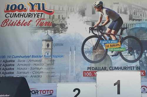 100.Yıl Cumhuriyet Bisiklet Turunun Çorum Ayağı Bugün Gerçekleşti