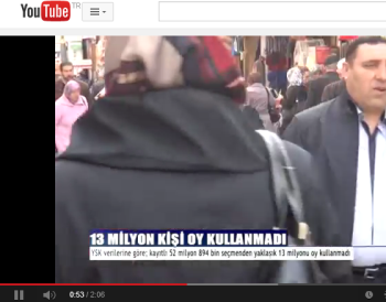 13.MİLYON SEÇMEN OY KULLANMADI