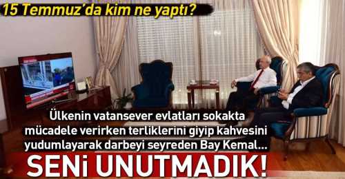 15 Temmuz'da kim ne yaptı?