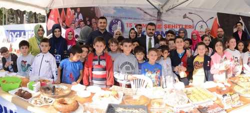 15 Temmuz şehitleri anısına kermes 