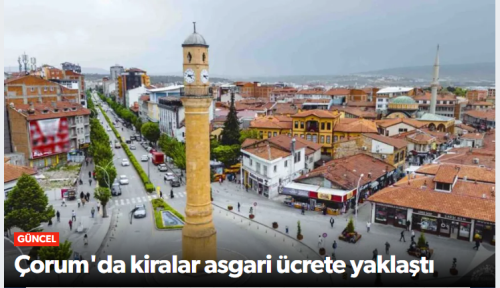 18 Bin Liralık Konut Kirası 22 Bin Liralık Asgari Ücret Oldu