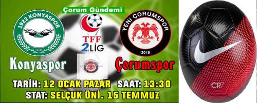 1922 Konyaspor - Çorumspor FK maçı