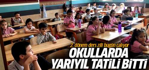 2. Dönem ders zili bugün çalıyor!