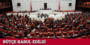 2014 Bütçesi kabul edildi