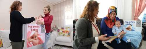 2017 Bebeklerinin ilk hediyesi Belediye'den