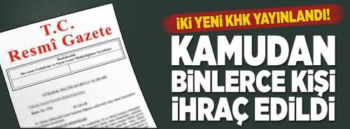 24 Aralık- 2017 kamudan ihraç edilenlerin tam listesi