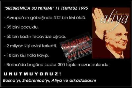 26 Yıllık Srebrenitsa Soykırımı Asla Unutmuyoruz!