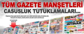 30.07.2014.Çarşamba Gazete Manşetleri