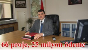 ÇORUM-66 proje, 25 milyon ödeme