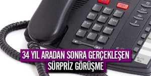 35 yıl aradan sonra gerçekleşen sürpriz görüşme