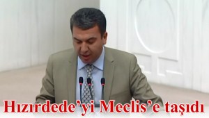 Hızırdede köy yolu sorunu TBMM