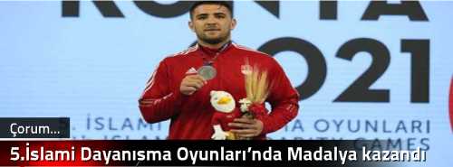 5.İslami Dayanışma Oyunları’nda Madalya kazandı