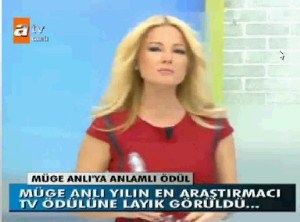 Çorum’dan Müge Anlı’ya Ödül Gitti