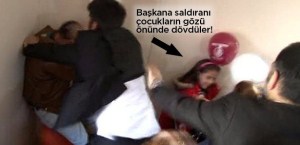 BELEDİYE BAŞKANINA YUMRUKLU SALDIRI