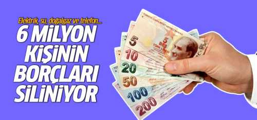 6 milyon kişinin icra borçları siliniyor!