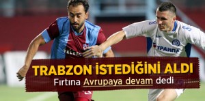 Trabzonspor 0-0 Dinamo Minsk'le berabere Kaldı