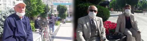 65 yaş ve üzeri vatandaşlar dışarıda olmanın keyfini yaşadı  