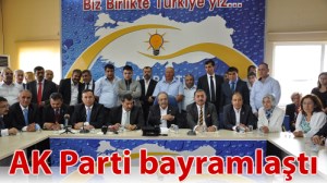 ÇORUM AK PARTİ TEŞKİLATI BAYRAMLAŞTI