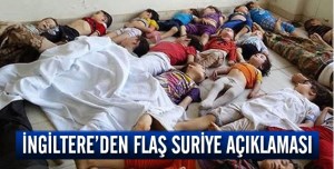 İngiltere, "Suriye'ye orantılı karşılık vereceğiz"