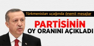 Erdoğan, Partisinin Son Oy Oranını Açıkladı