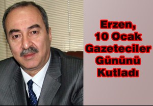 Erzen,Gazeteciler Gününü Kutladı