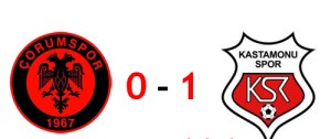 ÇORUM SPOR :0 KASTAMONU SPOR :1
